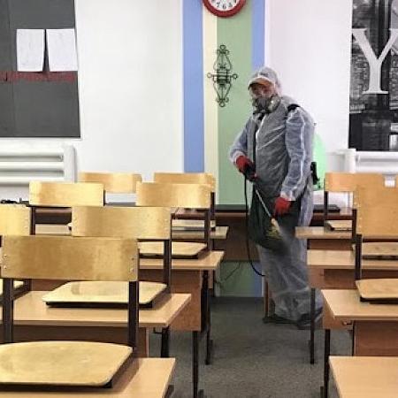 Дезинфекция спортивного лицея